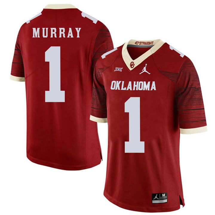 Oklahoma Sooners 1 Kyler Murray Red 47 Game Winning Streak College Football Jersey Dzhi,We sell and wholesale Oklahoma Sooners 1 Kyler Murray Red 47 Game Winning Streak College Football Jersey Dzhi on line form chian!